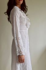 Vintage Ethereal Eyelet Lace Dress