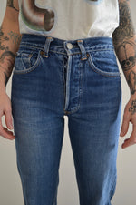 Early 1960's Levis Big E Hidden Rivet Selvedge Jeans