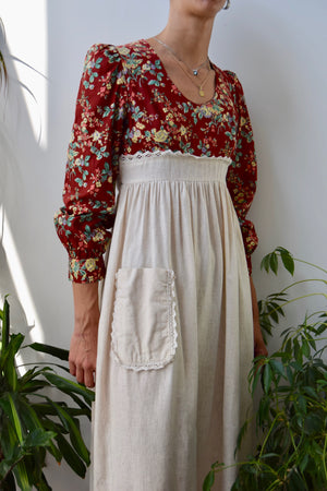 Seventies "Robbie Rivers" Peasant Dress