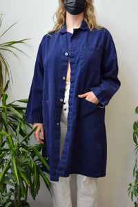 Navy Shop Coat