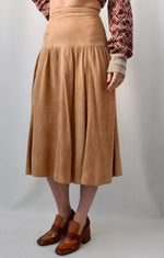 Tan Suede Dream Skirt