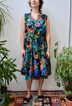 Dark Floral Gauzy Cotton Glory
