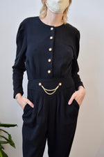Eighties Knit Power Pantsuit