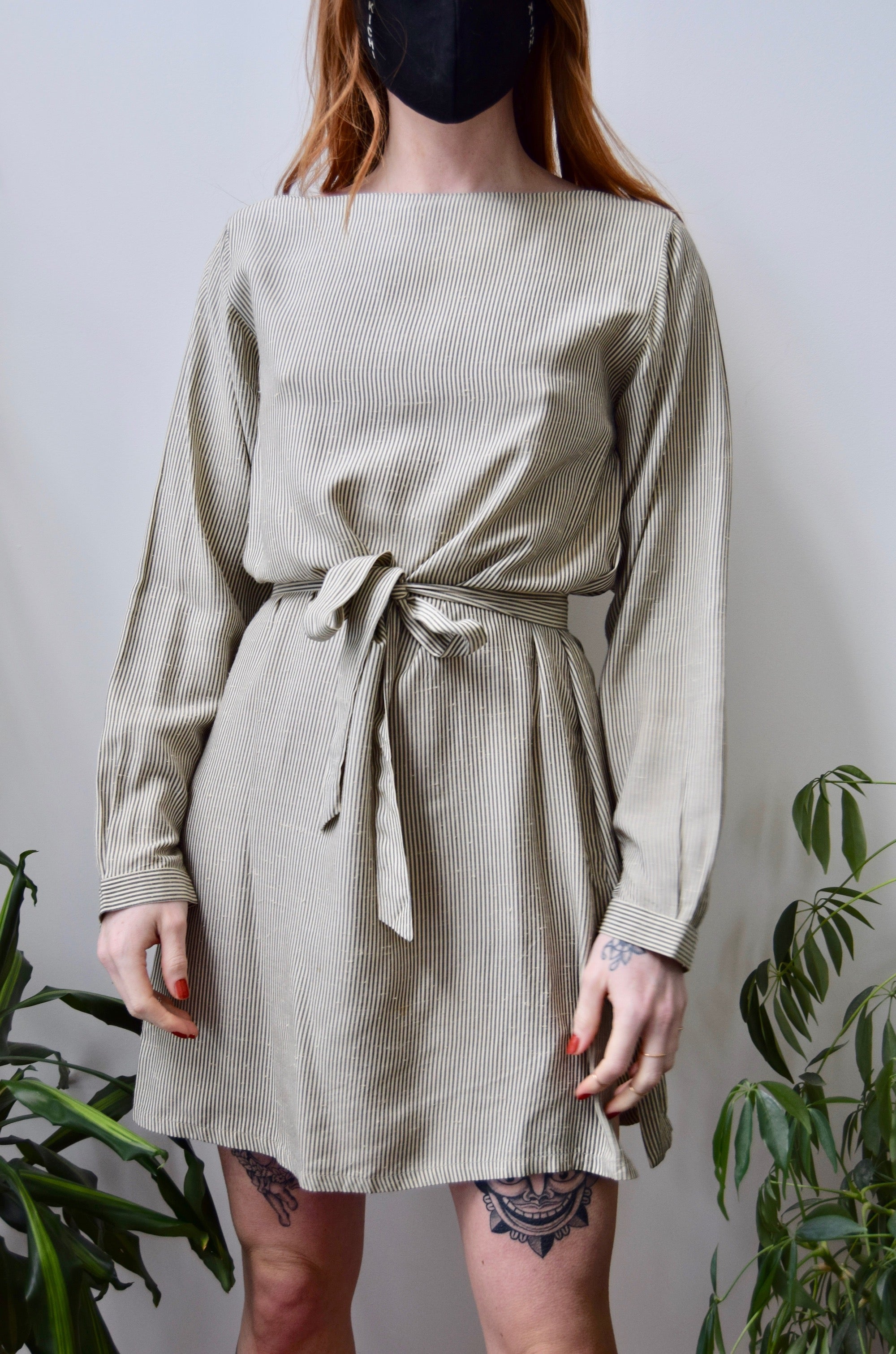 Vintage Alfred Sung Rayon Tunic Dress