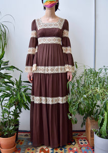 Seventies Gauzy Renaissance Dress