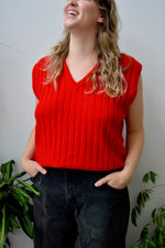 Cherry Sweater Vest