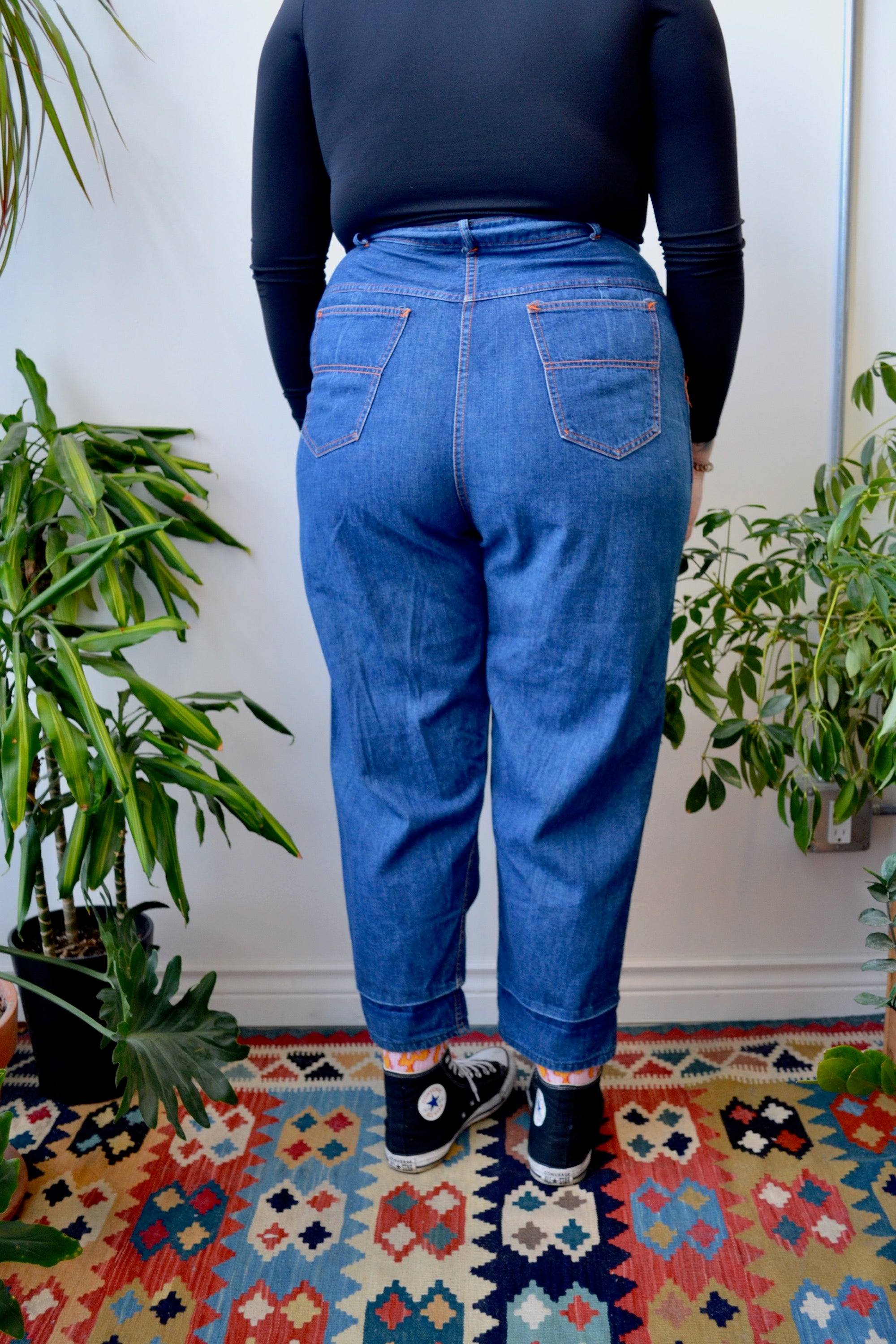 Fifties Side Zip Jeans