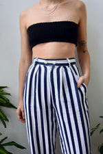 Striped Linen Trousers