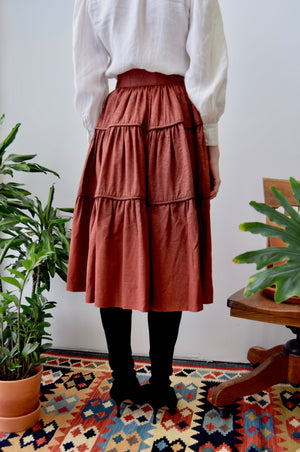 Stunning Vintage Moiré Skirt