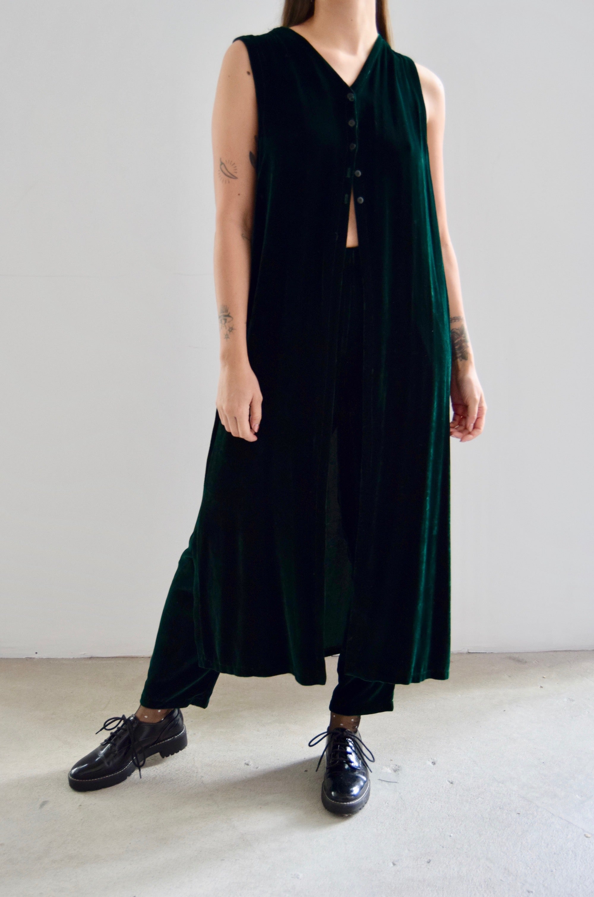 Eileen Fisher Emerald Green Velvet Two Piece Set Community Thrift and Vintage Eileen Fisher Emerald Green Velvet Two Piece Set Community Thrift and Vintage