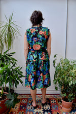 Dark Floral Gauzy Cotton Glory