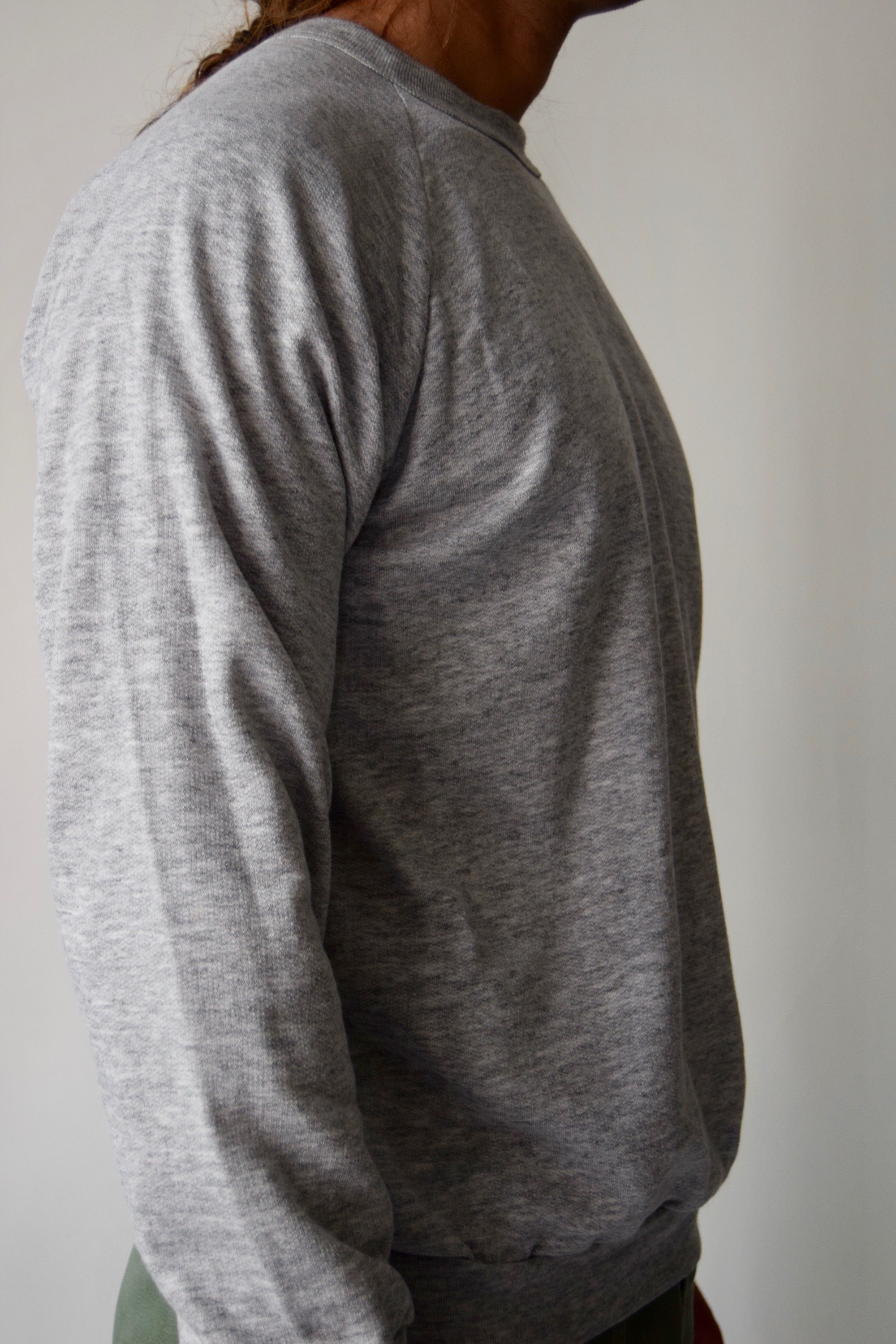 The PERFECT Vintage 50/50 Heather Grey Sweatshirt