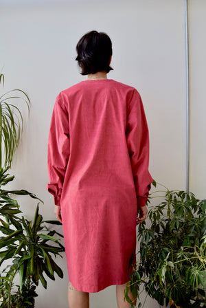 Flamingo Ultra Suede Shirtdress