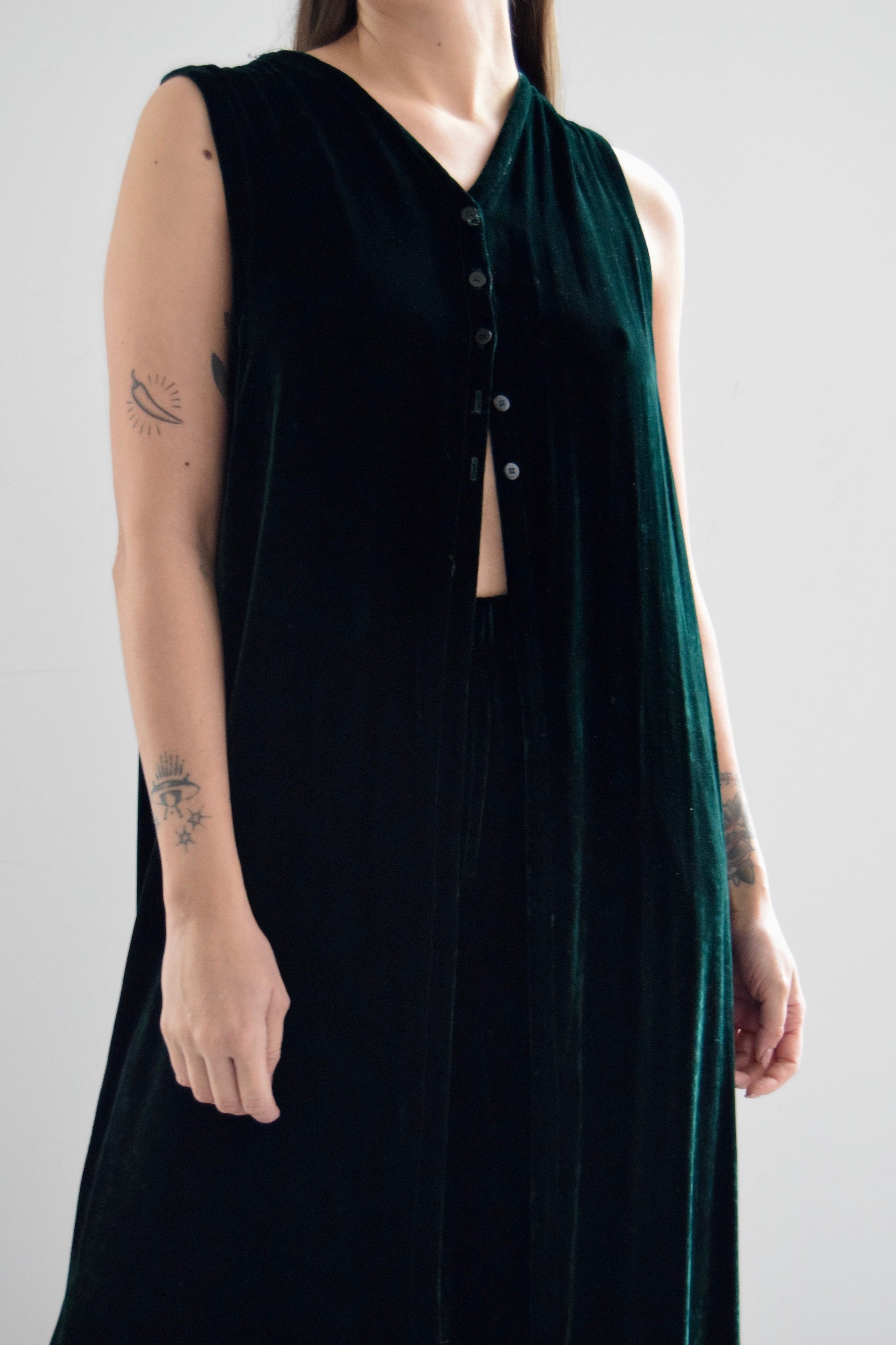 Eileen Fisher Emerald Green Velvet Two Piece Set Community Thrift and Vintage Eileen Fisher Emerald Green Velvet Two Piece Set Community Thrift and Vintage