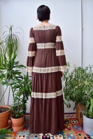 Seventies Gauzy Renaissance Dress