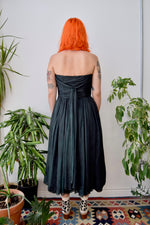 Dark Emerald Chiffon Party Dress