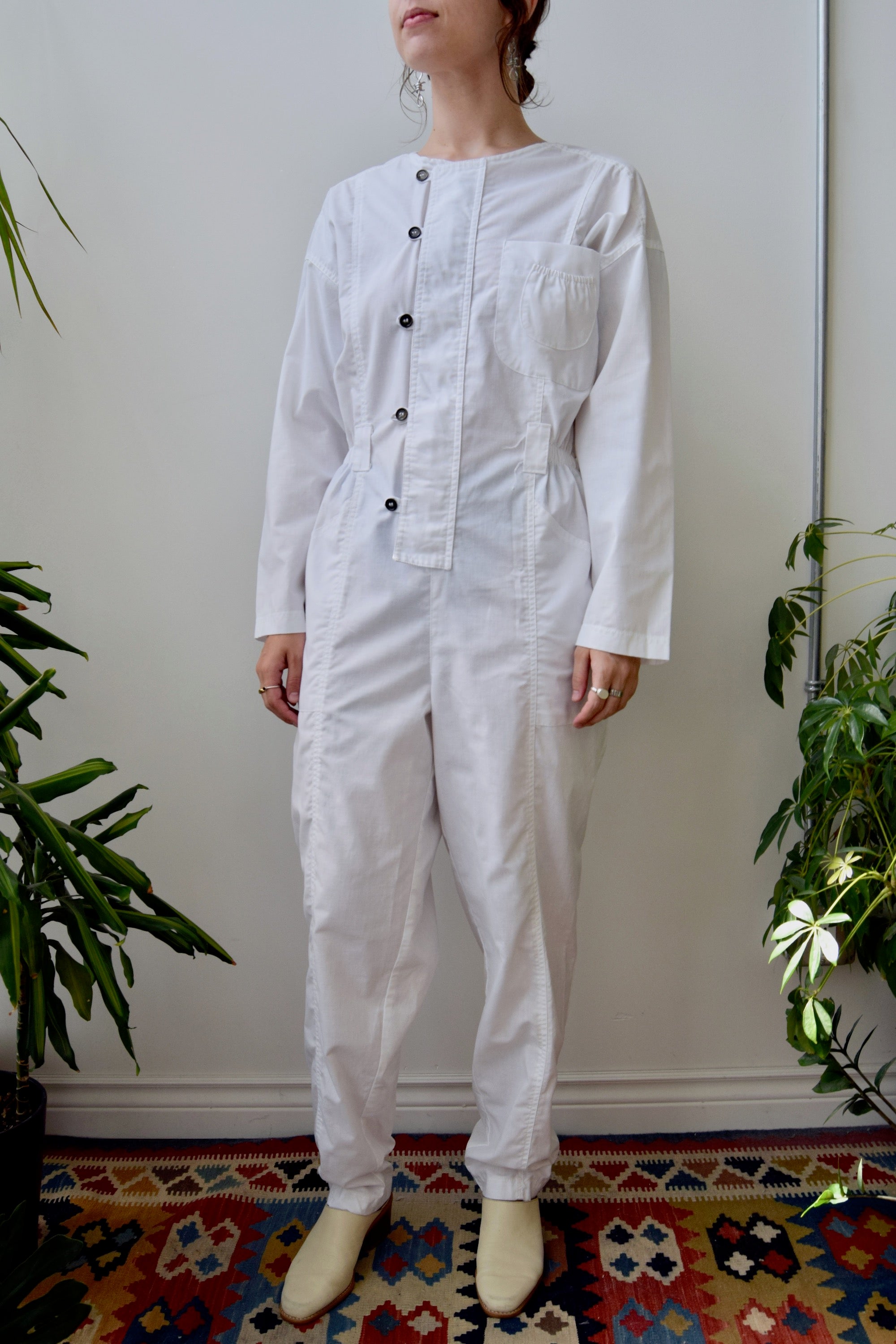 Nineties White Boilersuit