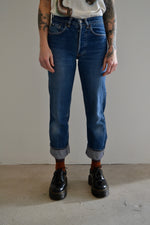 Early 1960's Levis Big E Hidden Rivet Selvedge Jeans