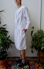 Eighties Does Twenties Linen Dress