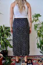 Abstract Rayon Bias Cut Skirt