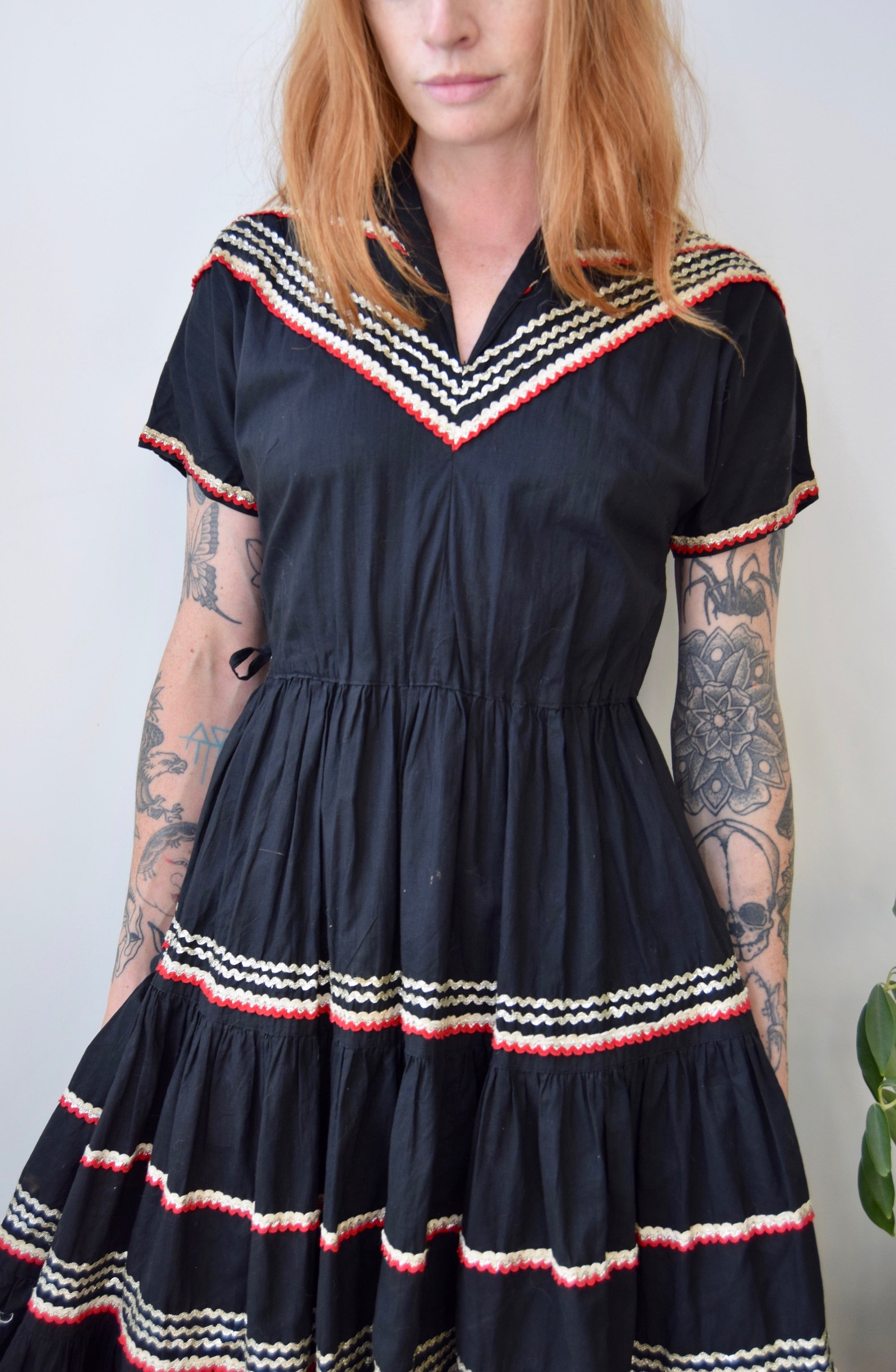 Vintage "Western Dandees" Cotton Dress