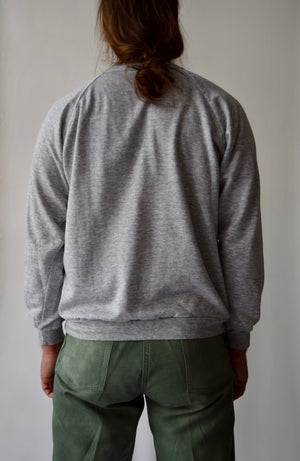 The PERFECT Vintage 50/50 Heather Grey Sweatshirt