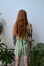 Sixties Striped Romper