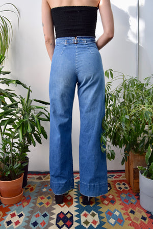 Seventies "Souvenir" Buckle Back Jeans