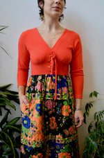 Quilt Skirt Seventies Dress
