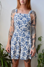 90s Does 40s Tea Set Floral Romper