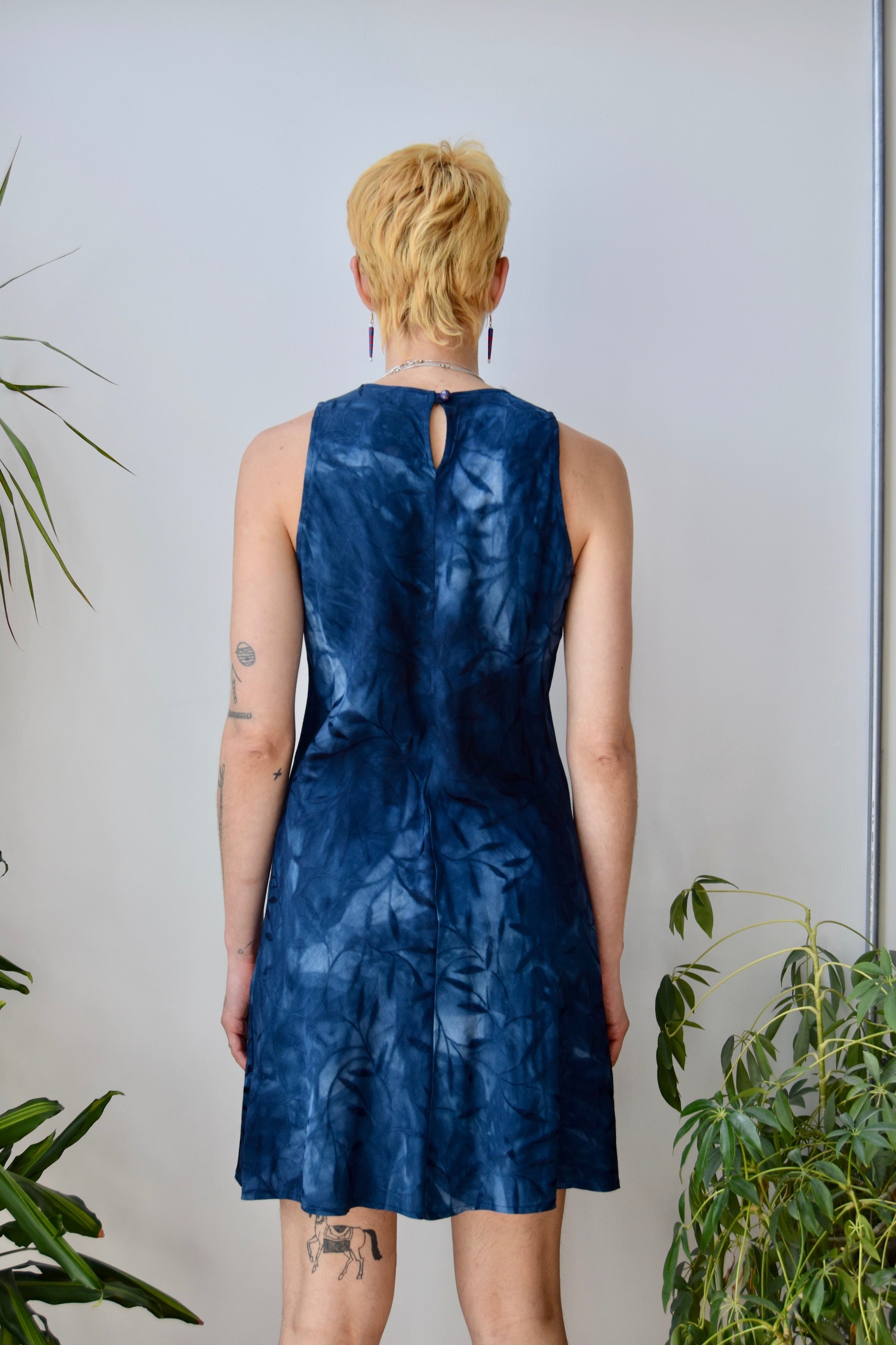 Botanical Blue Dress