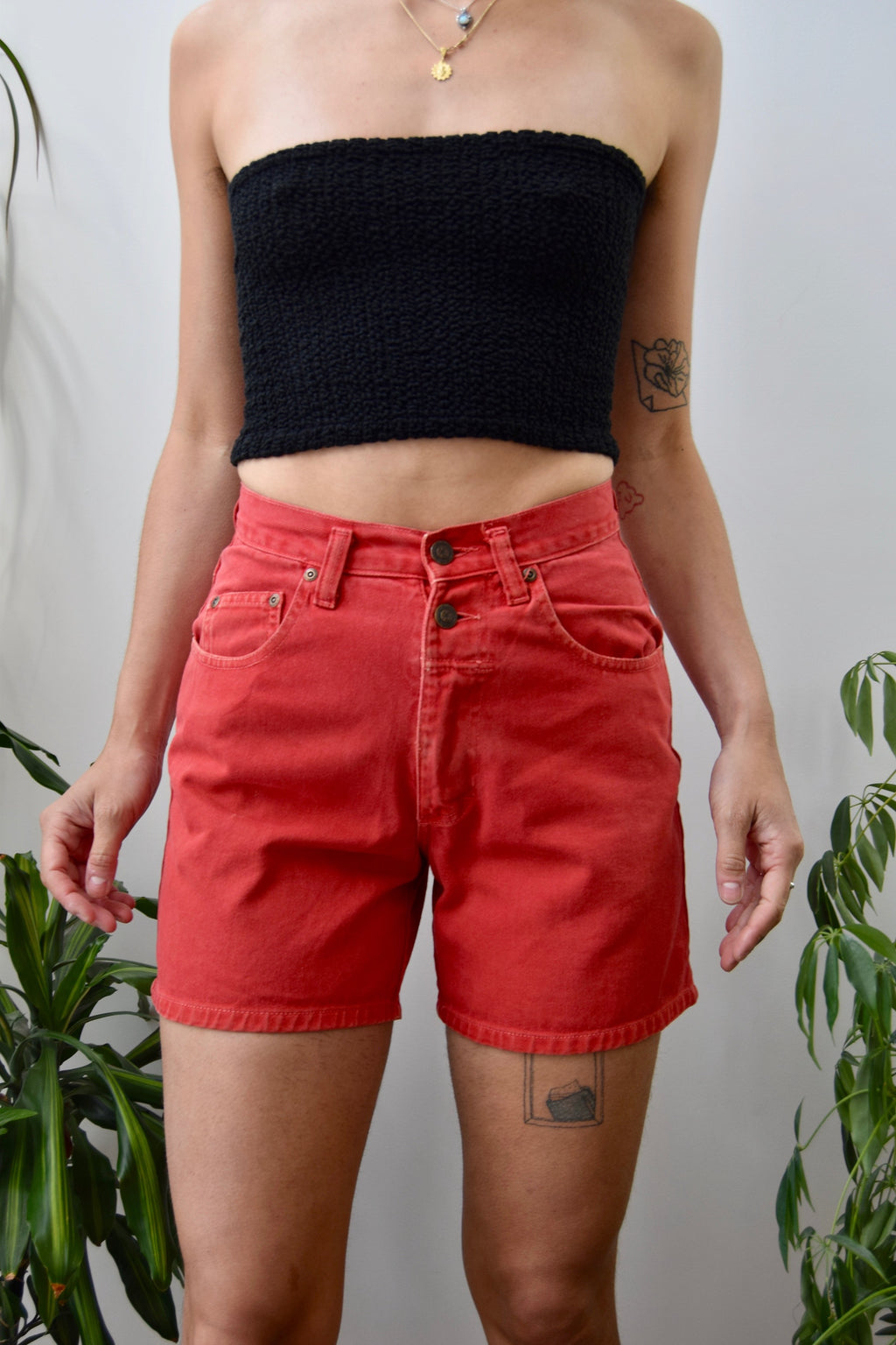 Brick Denim Shorts