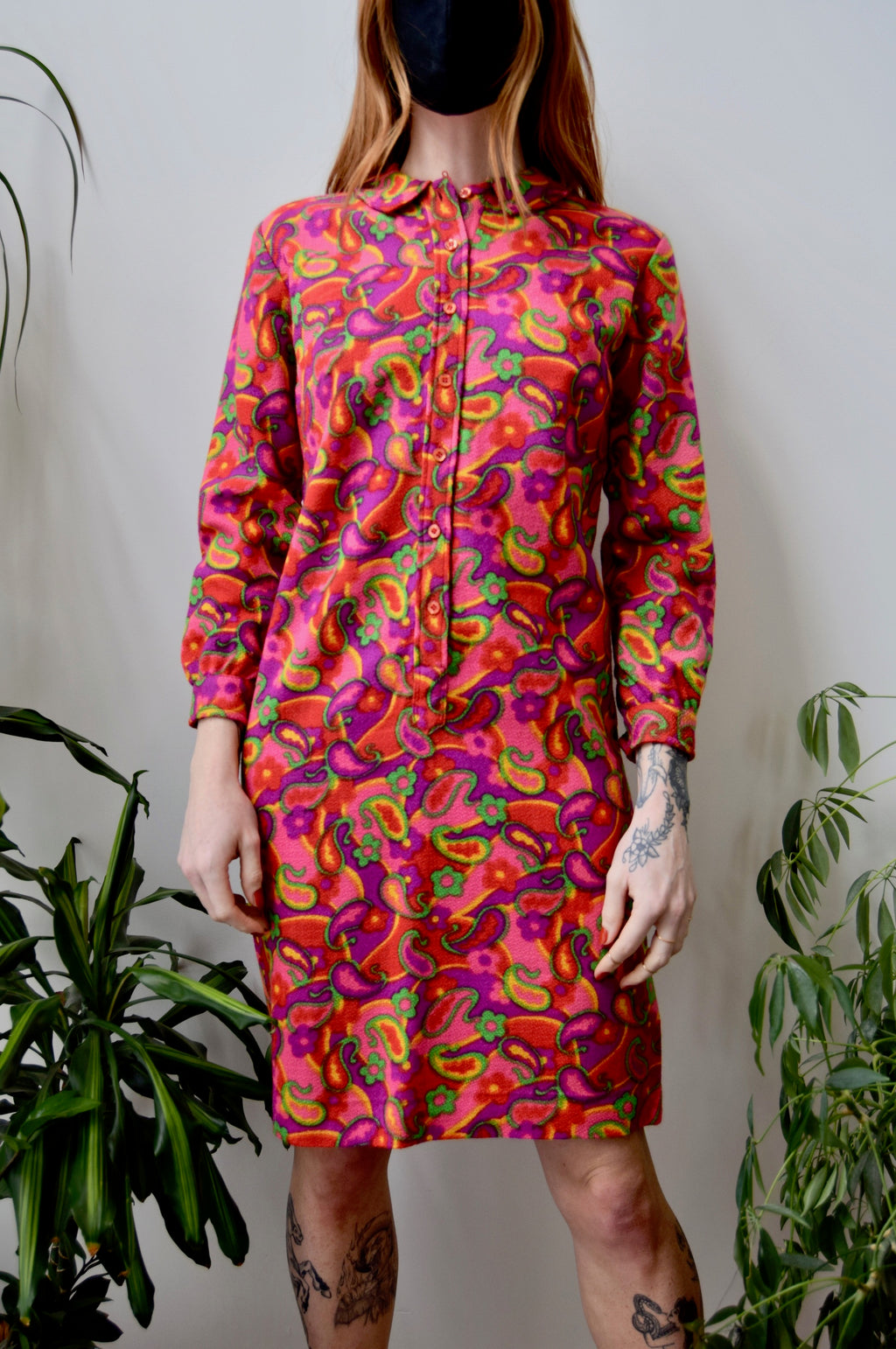 Sixties Floral Mod Shift Dress