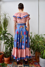 Forties Pansy Printed Cotton Gown