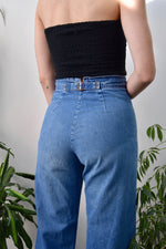 Seventies "Souvenir" Buckle Back Jeans