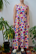 Neon Floral Hawaiian Maxi