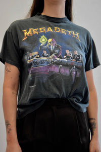 1990 Megadeth "Rust In Peace" Tour Tee