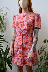 Digital Floral Mini Dress