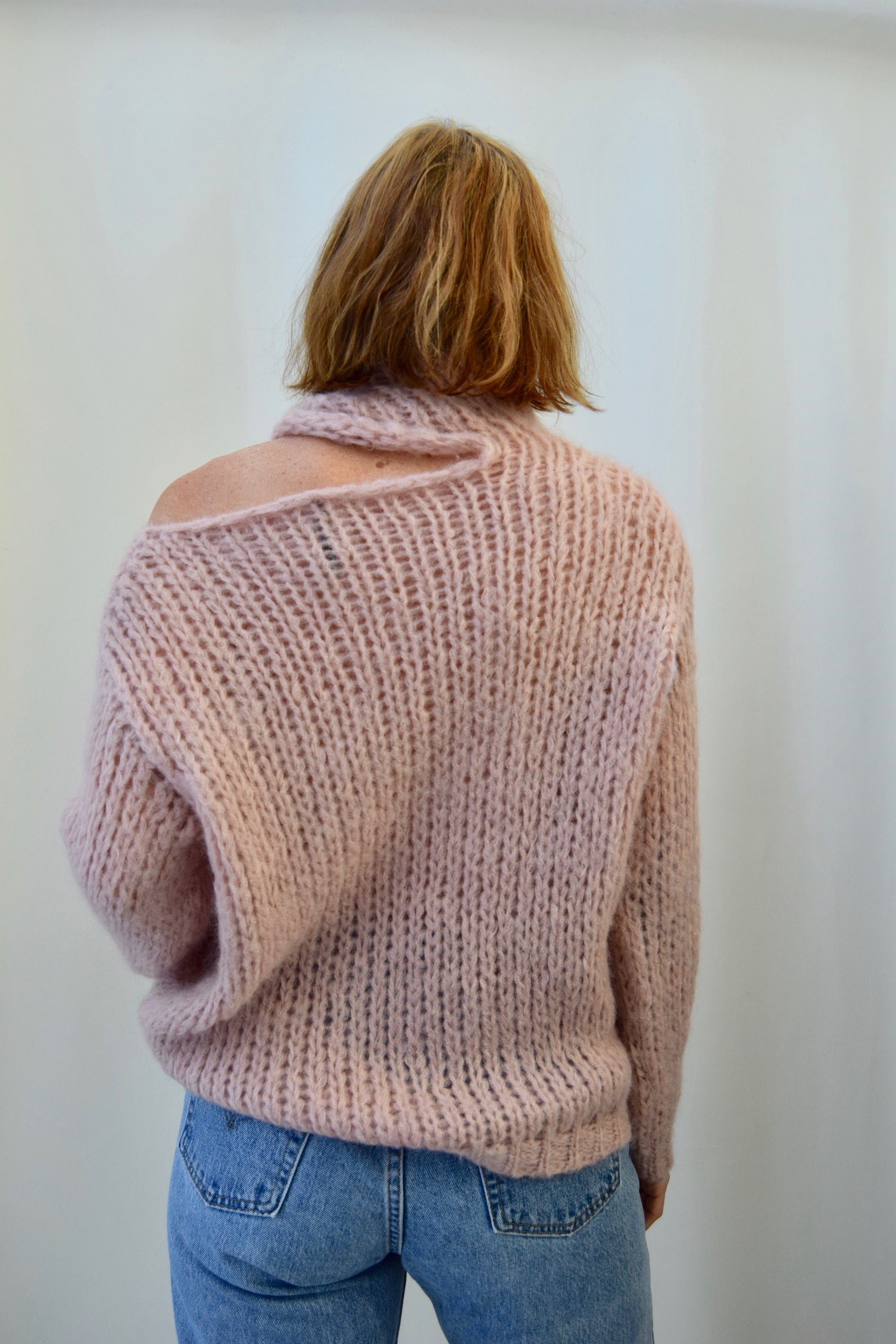 Pink Mohair Sweater