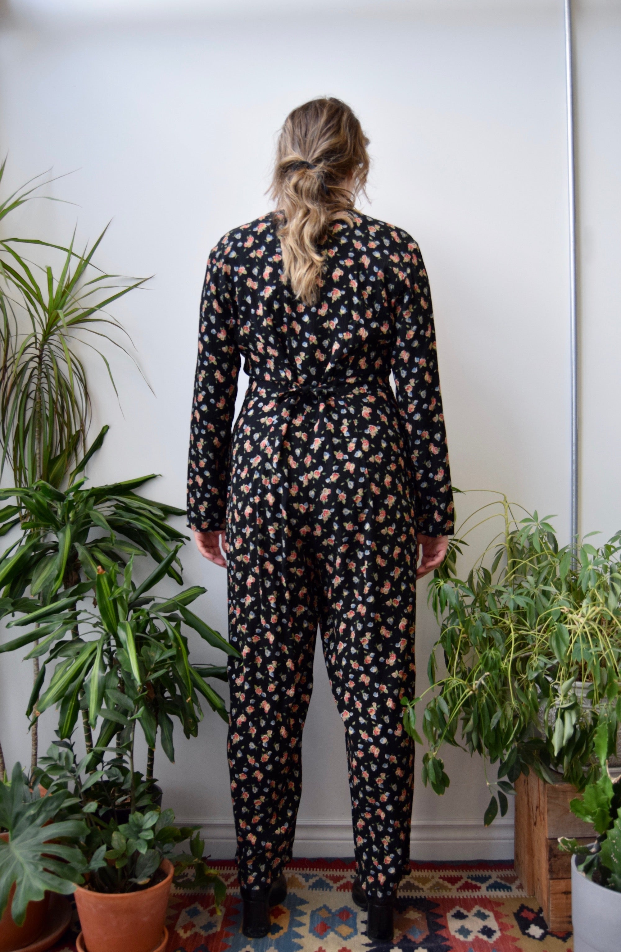 Nineties Floral Jumpsuit