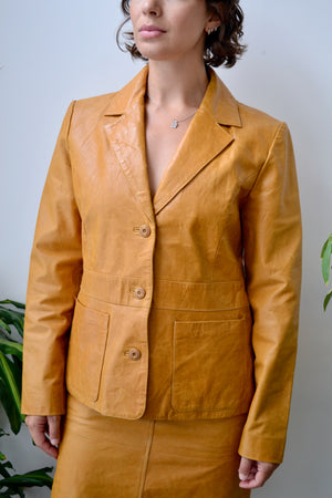 Tawny Leather Suit