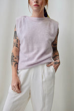 Lavender Angora Knit Top