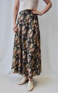 Nineties Sandra Bullock Floral Wrap Skirt