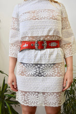 Designer Velvet Belt