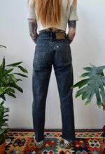 Black Raw Hem Jeans