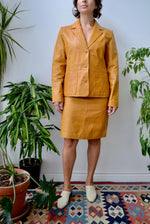 Tawny Leather Suit