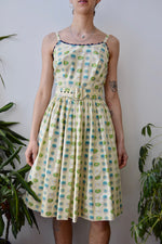 Cotton Fifties Belted Dress