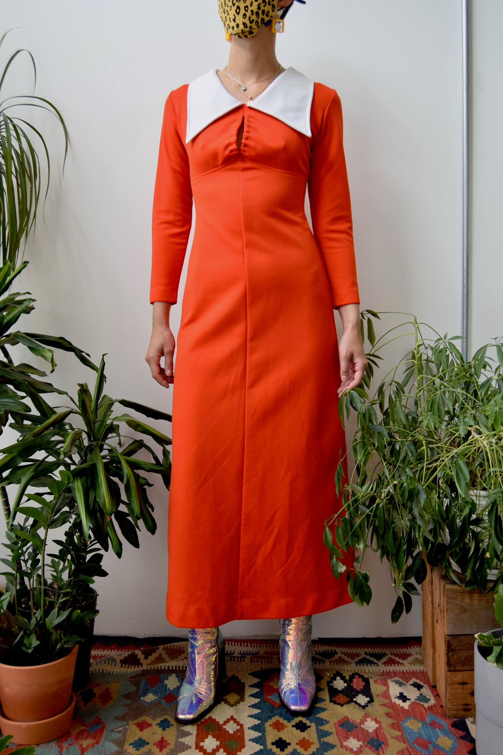 Seventies Carrot Pilgrim Dress
