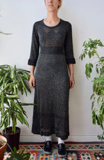 Black Diamond Knit Dress