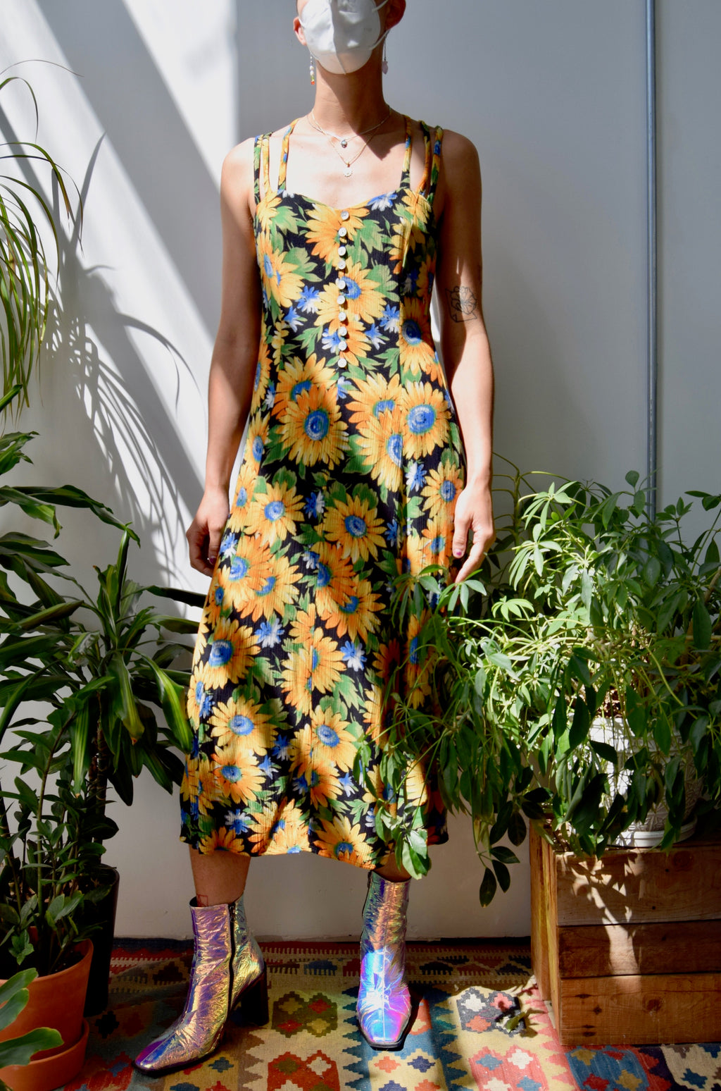 Nineties Sunflower Dress